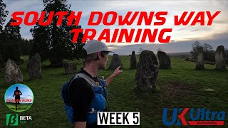 UK Ultra South Downs Way 100 Miler Training  Week 5  100 mile ultra training [upl. by Mouldon98]