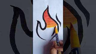 how to color fire satisfying creativeart [upl. by Ellehsar]