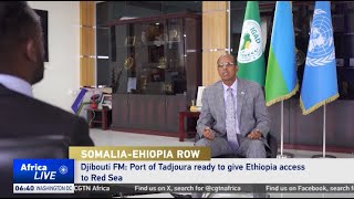 Djibouti offers to help end SomaliaEthiopia port deal tensions [upl. by Beverie]