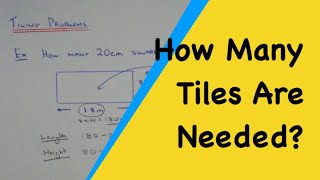 How Many Tiles Fit The Wall Space Functional Maths Problems [upl. by Forrester]