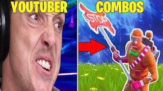 10 BEST YOUTUBERTWITCH STREAMER SKIN COMBOS  LazarBeam Lachlan MrFreshAsain CourageJD [upl. by Eicrad335]