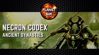 Necron CUSTOM DYNASTIES  New 9th Edition Codex  Warhammer 40k [upl. by Laurie]