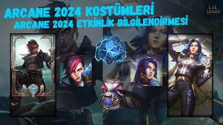 League Of Legends │ ARCANE 2024 Kostümleri │ ARCANE 2024 Etkinlik Bilgilendirmesi [upl. by Bremser]