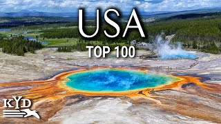 Explore America Top 100 Places to Visit in the USA [upl. by Kamerman]