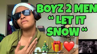 BOYZ 2 MEN “ LET IT SNOW “ FT BRIAN MCKNIGHT “ CHRISTMAS EDITION [upl. by Dean666]