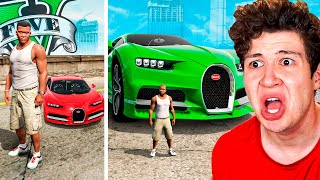 Cada que CHOCO mi AUTO se HACE más GRANDE en GTA 5 🚘🧍 Mods [upl. by Horwath]