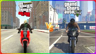 Los Angeles Crimes vs GTA 5  A SidebySide Comparison [upl. by Dempster62]