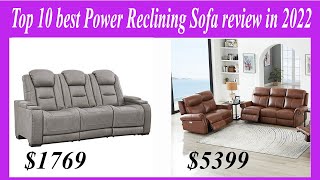 ✅Top 10 best Power Reclining Sofa review in 2022 [upl. by Kampmann717]