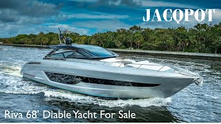 JACQPOT  Riva 68 Diable Yacht For Sale [upl. by Penoyer303]