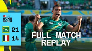 Ireland superb in French thriller  Ireland v France  Full Match Replay  Perth HSBC SVNS [upl. by Ariane]