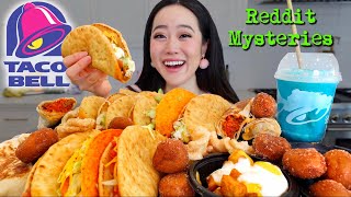 CHALUPAS from TACO BELL MUKBANG Tacos Burritos Crunchwrap Supremes etc [upl. by Yentruocal903]