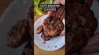 Oats Banana Cookies  Perfect for Healthy Snacks shorts ytshorts oatsrecipe cookies trending [upl. by Baynebridge]