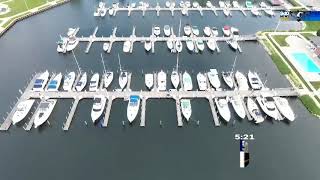 Northern Michigan from Above Ludington Municipal Marina [upl. by Nikki]