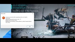 ISDonedll or Unarcdll ERROR GOD OF WAR Installation 100 FIX easy step Weird GUIDE I know [upl. by Eresed]