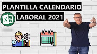 Plantilla de calendario laboral 2021 en Excel [upl. by Onil]