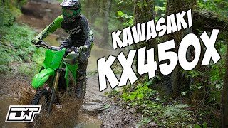 ALLNEW 2021 Kawasaki KX450X Cross Country Motorcycle [upl. by Salahcin]