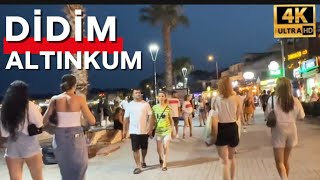 Didim Altınkum Night Walking Tour🇹🇷July 2024 TURKEY [upl. by Lyrahs]