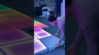 Installing LED Dance Floor is so easy leddancefloor ledfloor djfloor indiadjfloor djviral dj [upl. by Inavoj]