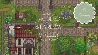 Modded Stardew Valley  No Commentary  Summer 8 Year 1 [upl. by Dian]