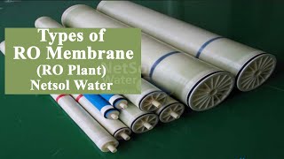 Types of Commercial RO Membrane  RO Plant Membrane [upl. by Frasquito933]