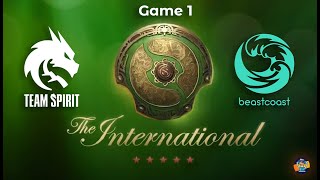 TI 13 Day 1  Team Spirit VS Beastcoast  BO2 Highlights  GROUP STAGE  DOTA 2 [upl. by Neellok193]