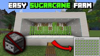 EASY No Observer Sugarcane Farm  Minecraft 121 [upl. by Ortrud]