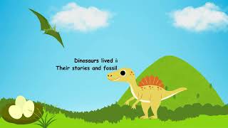 Kids fun songs Sing Along Dinosaurs Video [upl. by Hodess]