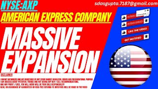 MASSIVE EXPANSION  AXP STOCK ANALYSIS  AMERICAN EXPRESS COMPANY STOCK [upl. by Aneelad]