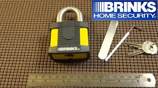 73 Brinks 50mm Maximum Security Padlock Picked [upl. by Gabriela]