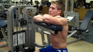 How To Seated Abdominal Crunch Cybex [upl. by Uttica]