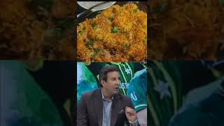 Karachi Biryani taste is better than Indian Hyderabad Biryani Say wasim bhai cricket [upl. by Alvar]