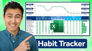 Make a Productivity Tracker in Excel  FREE File [upl. by Eurydice]