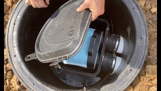 Installing Rain Collection Gutters and Filters [upl. by Minier451]