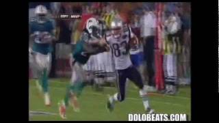 Wes Welker 99 Yard Touchdown Reception vs Dolphins [upl. by Ches]