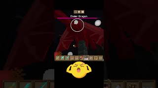 Minecraft  OverPowered Weapon  Find the Ender Dragon amp Fighting it SHORT [upl. by Ivonne]