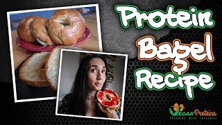 Vegan Protein Bagel Recipe  Vegan Proteins [upl. by Ricketts]