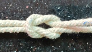 How to tie reef knot in malayalam [upl. by Ruthy454]