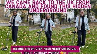 RETURNING TO THE UK FROM CANADA AND FOUND THIS USING THE DR OTEK MTXR METAL DETECTOR 🏡💰 [upl. by Oiramaj]