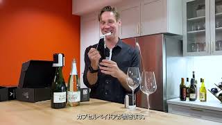 How to use Coravin Sparkling™ to preserve sparkling wines Japanese [upl. by Mit887]