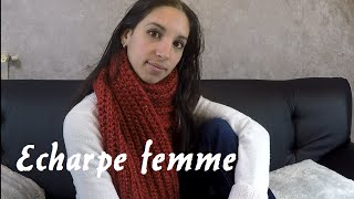 Une écharpe aussi belle que douce  Bergère de France   knitting scarf [upl. by Aicele]