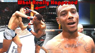 ONE PUNCH KO What Really Happened Johnny Walker vs Jamahal Hill [upl. by Eisset]