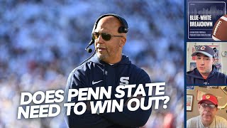 Previewing Penn States White Out matchup vs Washington plus practice notes and game picks [upl. by Assirolc]