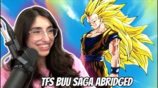 THERES MORE TFS BUU SAGA DBZ ABRIDGED CLIPS REACTION PART 2 [upl. by Eisen981]