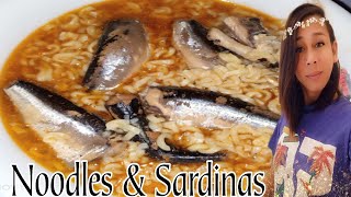 Noodles amp Sardinas Recipe [upl. by Stich741]