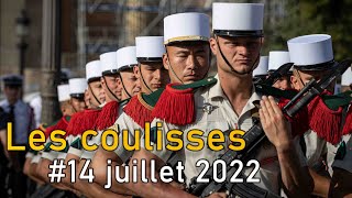 Les coulisses du 14juillet 2022 legionetrangere 2REG [upl. by Pfosi547]