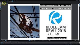 Using Bluebeam to flatten markups in drawings [upl. by Dulcinea]