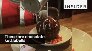 Chocolate kettlebells are perfect for bros with a sweet tooth [upl. by Neetsyrk685]