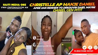 Daniel Dyaspora USA Lage Video Bòbòt Christelle Li Di Lap Manje Daniel Aprè 2An Li Wèl Marye [upl. by Ylrebmit81]