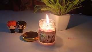 Harry Potter ⚡ Candle  Wizarding World  beautiful Candle Making Stap By Stap [upl. by Hulbert]