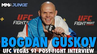 Bogdan Guskov Proud to be First Uzbekistan Fighter to Reach UFC Rankings  UFC on ESPN 55 [upl. by Kathi]